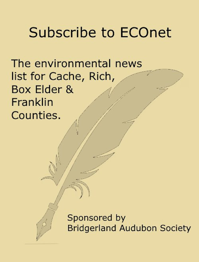 Click to visit Econet signup page Bridgerland Audubon--